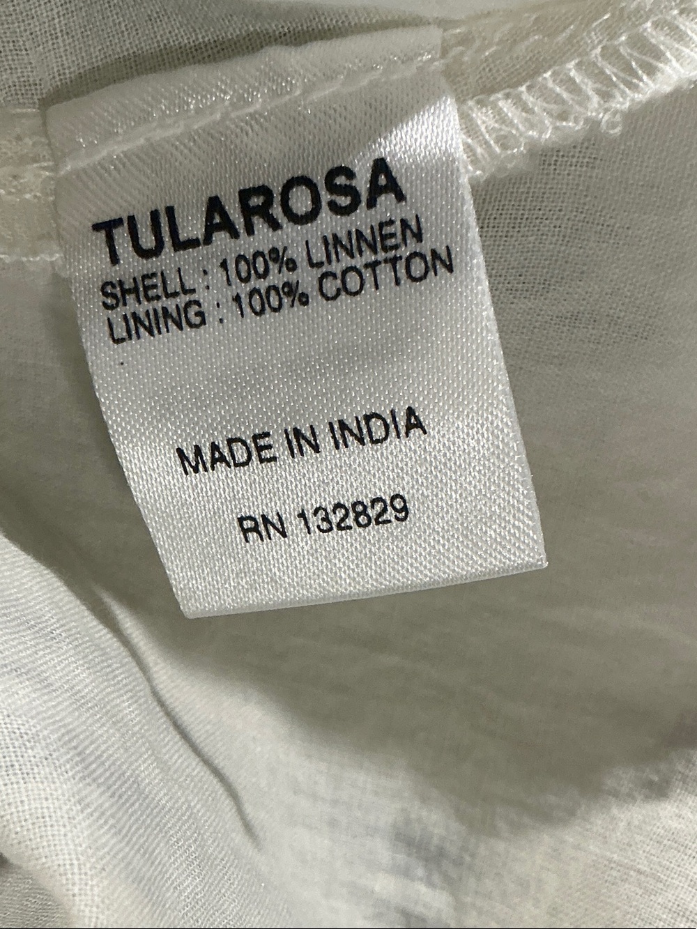 Tularosa Blue & White Striped Off-Shoulder Crop Top - Picture 6 of 6